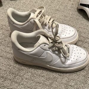 Nike White and Gray Sneakers